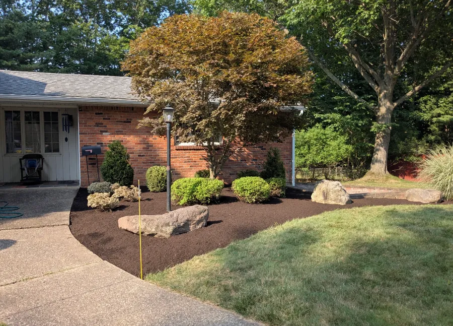 Seasonal cleanup finished at a home in East Aurora, NY