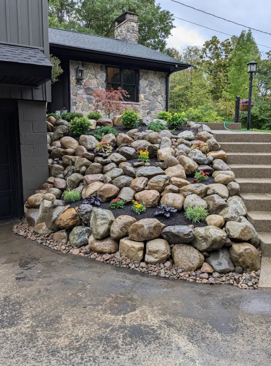 New beds and shrubs installed in Hamburg, NY