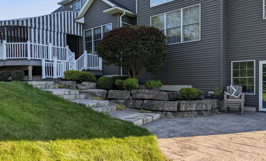 Landscaping for a homeowner in West Seneca, NY