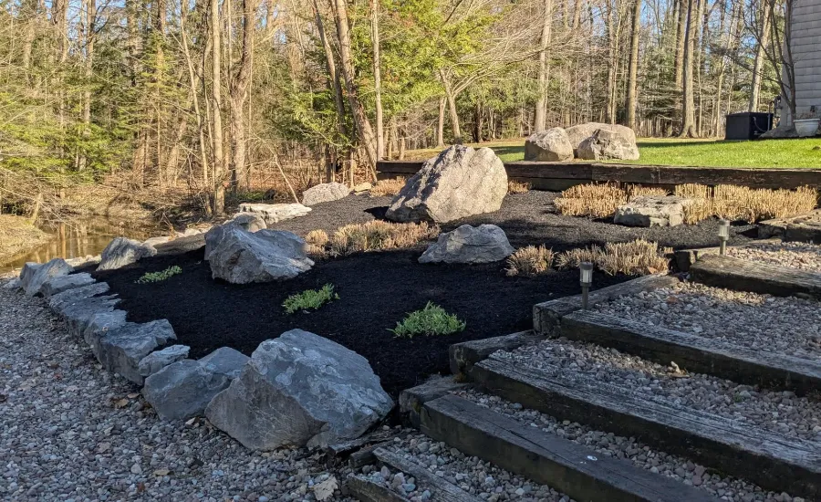Kielty Landscaping at work in West Seneca, NY